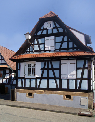 Das Wohnhaus in Betschdorf